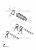 BARILLET DE SELECTION / FOURCHETTES pour Yamaha R7 2024