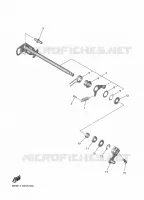 AXE DE SELECTEUR / PEDALE pour Yamaha R7 2024