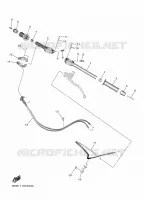 GUIDON ET CABLES pour Yamaha R7 2024