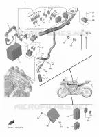 PARTIE ELECTRIQUE 1 pour Yamaha R7 2024