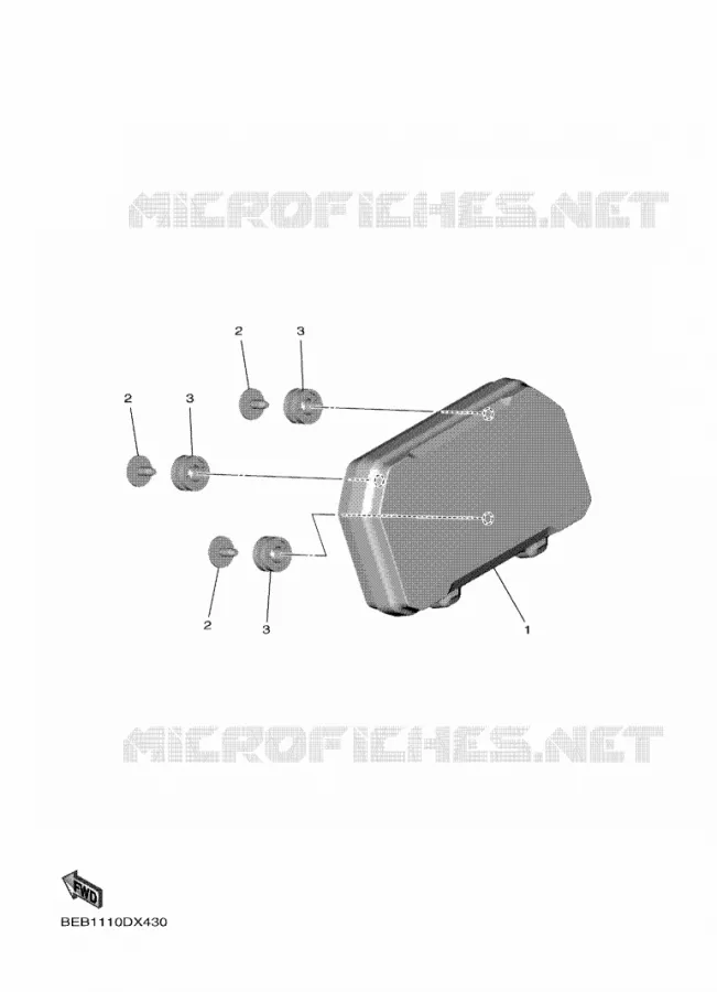 COMPTEUR  Yamaha MOTO 700 2024 R7  YZF690-U