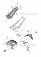 GARDE BOUE pour Yamaha R7 2024