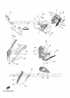 CARENAGE 1 pour Yamaha R7 2024