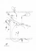 GUIDON ET CABLES pour Yamaha XSR 2024