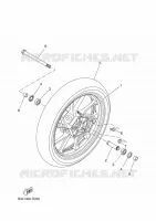 ROUE AVANT pour Yamaha XSR 2024