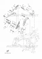 SUPPORT / REPOSE PIEDS 2 pour Yamaha XSR 2024