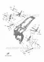 BEQUILLE / REPOSE PIEDS pour Yamaha XSR 2024