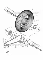ROUE ARRIERE pour Yamaha TRACER 2024