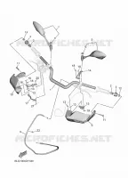 GUIDON ET CABLES pour Yamaha TRACER 2024