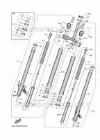 FOURCHE pour Yamaha TRACER 2024