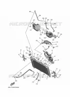 RADIATEUR / DURITES pour Yamaha TRACER 2024