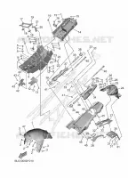 GARDE BOUE pour Yamaha TRACER 2024
