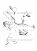 GUIDON ET CABLES pour Yamaha TRACER 2024