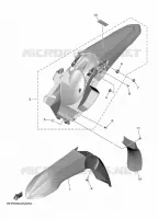 GARDE BOUE pour Yamaha YZF 2024