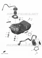 RESERVOIR A ESSENCE pour Yamaha YZF 2024