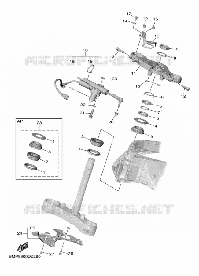 DIRECTION Yamaha MOTO 1000 2024 R1  YZF1000