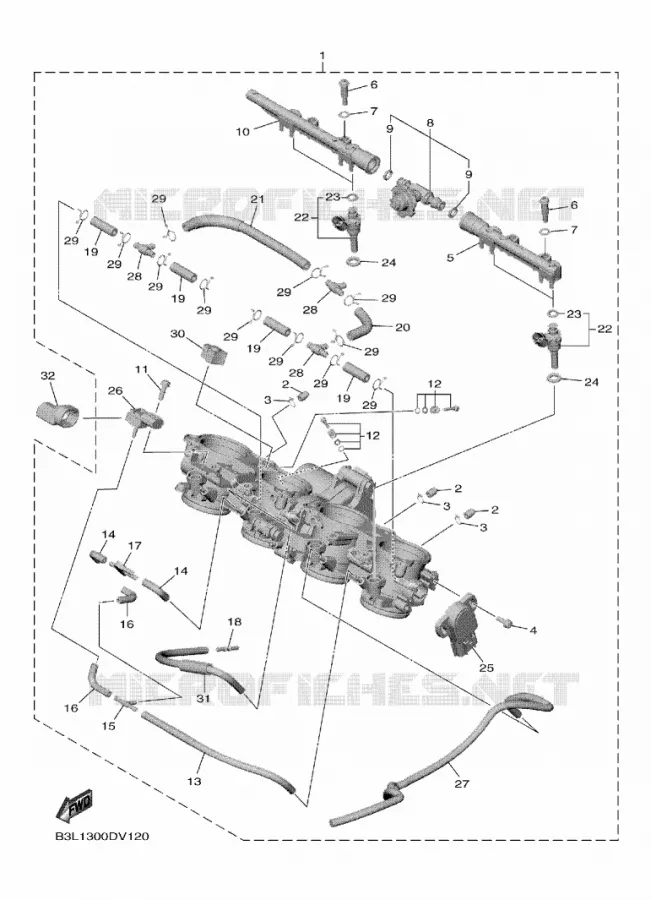 ADMISSION 2 Yamaha MOTO 1000 2024 R1  YZF1000