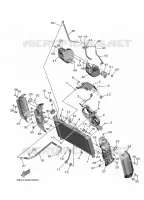 RADIATEUR / DURITES pour Yamaha XSR 2024