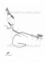 GUIDON ET CABLES pour Yamaha XSR 2024