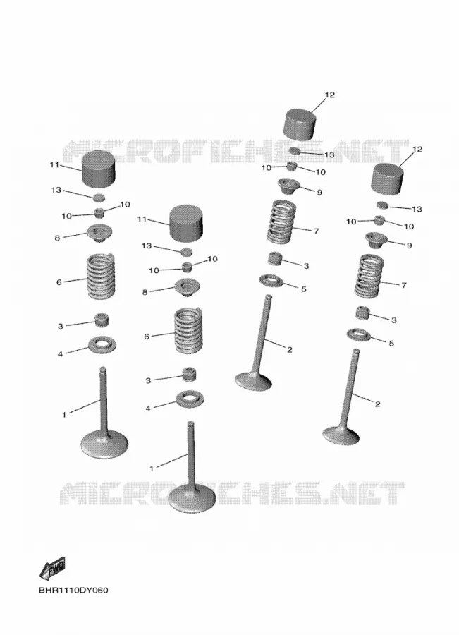 SOUPAPE Yamaha MOTO 450 2024 WRF  WR450F