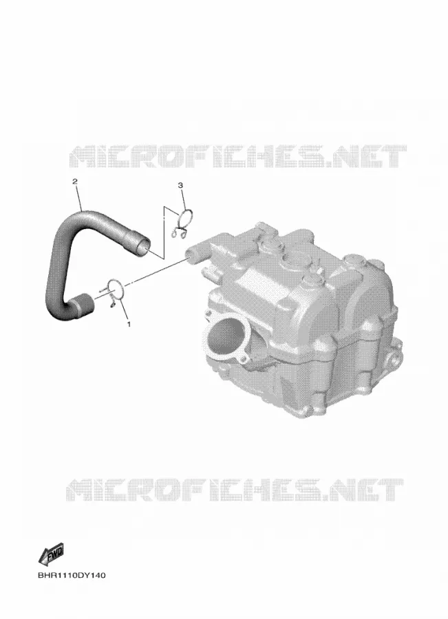 SYSTÈME D'ADMISSION D'AIR AIS Yamaha MOTO 450 2024 WRF  WR450F