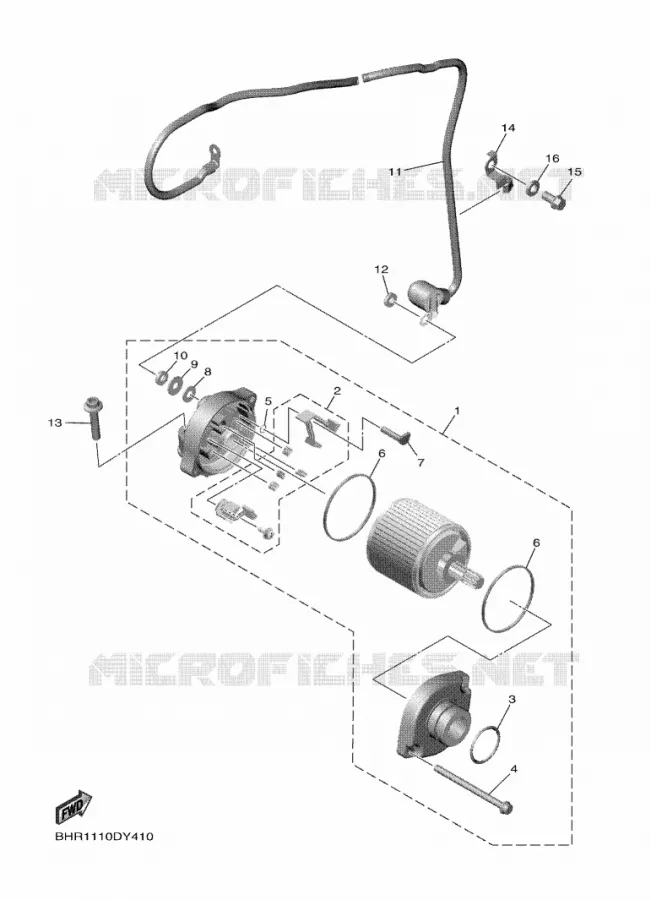 DEMARREUR Yamaha MOTO 450 2024 WRF  WR450F