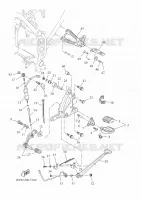 SUPPORT / REPOSE PIEDS pour Yamaha TENERE 2024