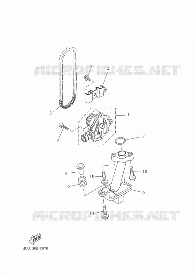 POMPE A HUILE Yamaha MOTO 700 2024 TENERE  XTZ690