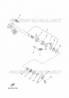 AXE DE SELECTEUR / PEDALE pour Yamaha TENERE 2024