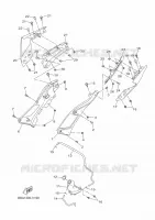 COUVERCLE LATERAL pour Yamaha MT 2024