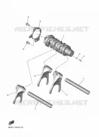 BARILLET DE SELECTION / FOURCHETTES pour Yamaha R7 2024
