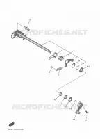 AXE DE SELECTEUR / PEDALE pour Yamaha R7 2024