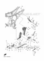 SUPPORT / REPOSE PIEDS pour Yamaha R7 2024