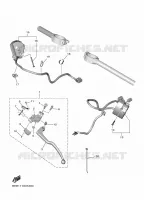 COMMODO / LEVIER pour Yamaha R7 2024