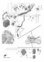 PARTIE ELECTRIQUE 1 pour Yamaha R7 2024
