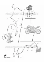 PARTIE ELECTRIQUE 3 pour Yamaha R7 2024