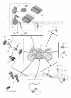 PARTIE ELECTRIQUE 2 pour Yamaha R7 2024