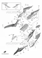 COUVERCLE LATERAL pour Yamaha R7 2024