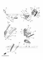 CARENAGES 1  pour Yamaha R7 2024
