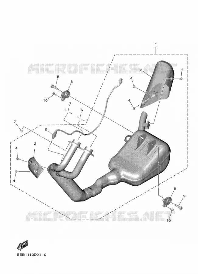 ECHAPPEMENT Yamaha MOTO 700 2024 R7  YZF690