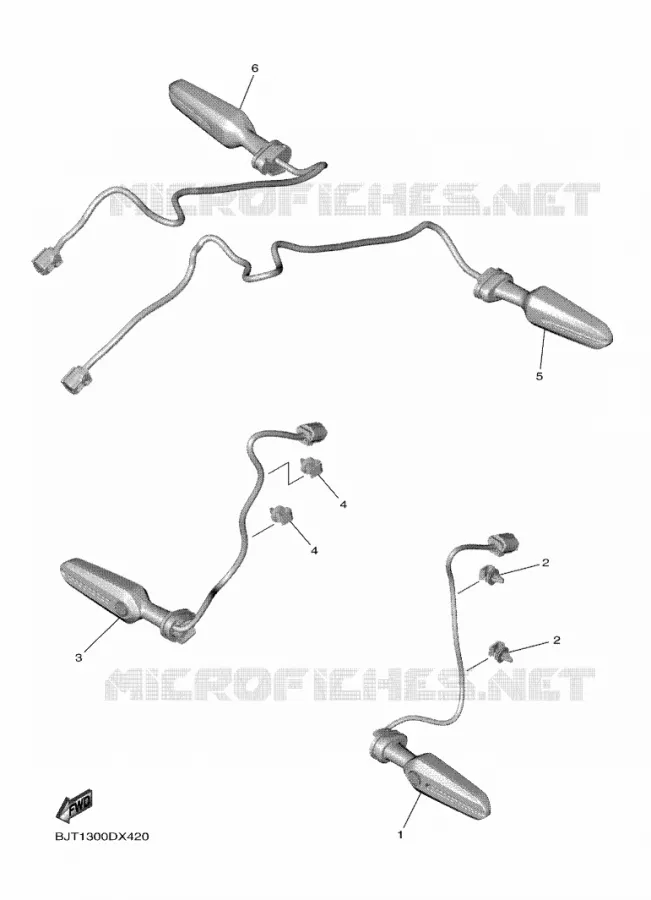 CLIGNOTANT Yamaha MOTO 700 2024 R7  YZF690