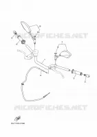 GUIDON ET CABLES pour Yamaha MT 2024