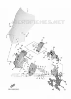 PARE BRISE pour Yamaha TRACER 2024
