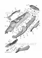 COUVERCLE LATERAL pour Yamaha TRACER 2024