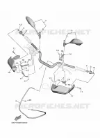 GUIDON ET CABLES pour Yamaha TRACER 2024