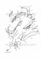 COUVERCLE LATERAL pour Yamaha NMAX 2024