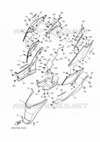 COUVERCLE LATERAL pour Yamaha TRICITY 2024