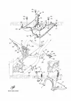SUPPORT / REPOSE PIEDS pour Yamaha TRICITY 2024