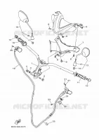 GUIDON ET CABLES pour Yamaha TRICITY 2024
