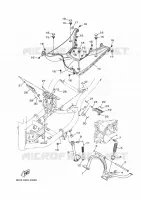 SUPPORT / REPOSE PIEDS pour Yamaha TRICITY 2024